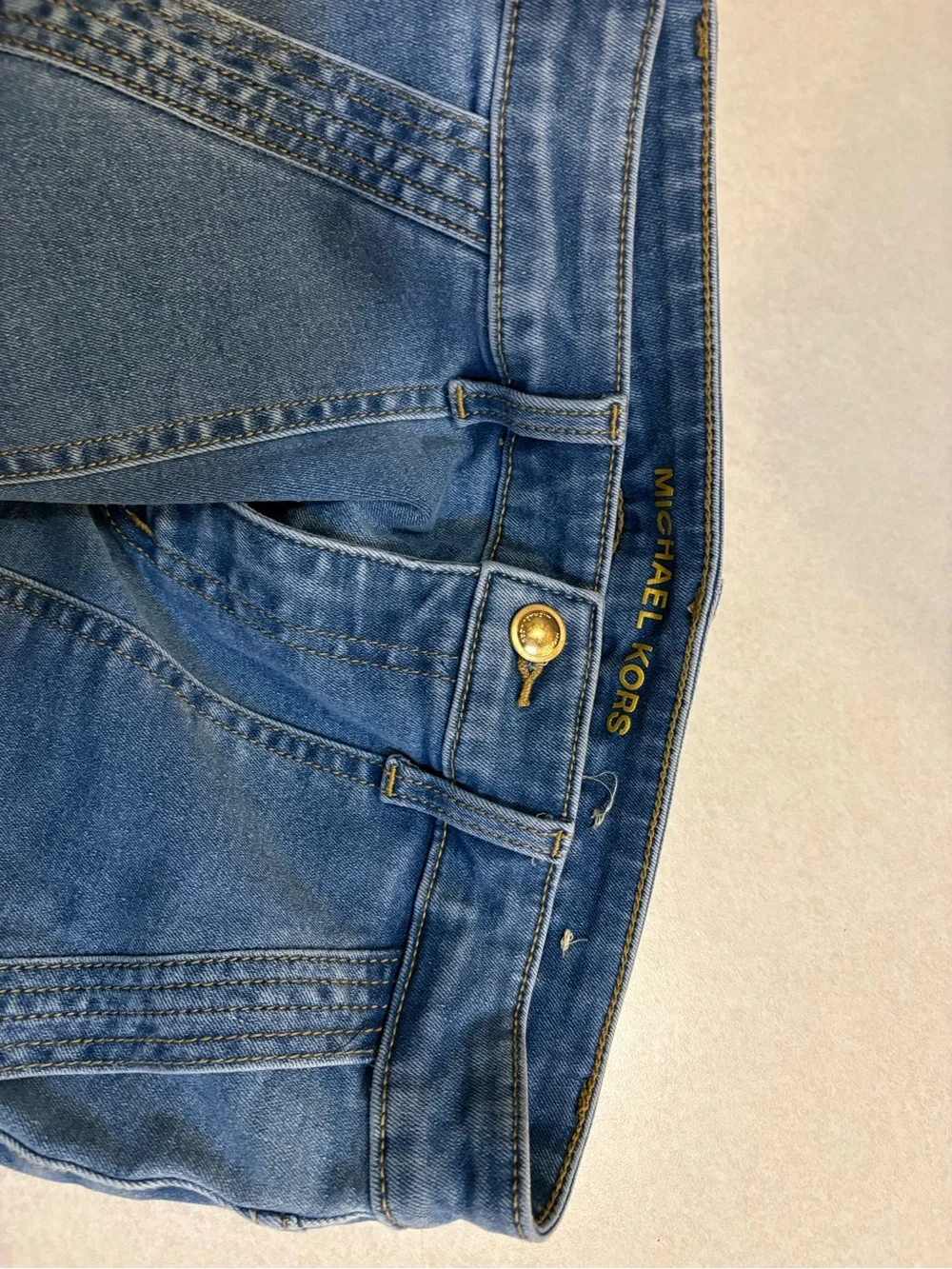 Michael Kors Blue High-Waist Jeans